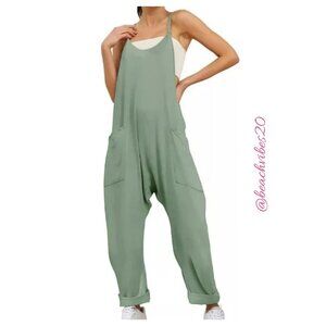 BOUTIQUE V-Neck Onesie Green NWOT